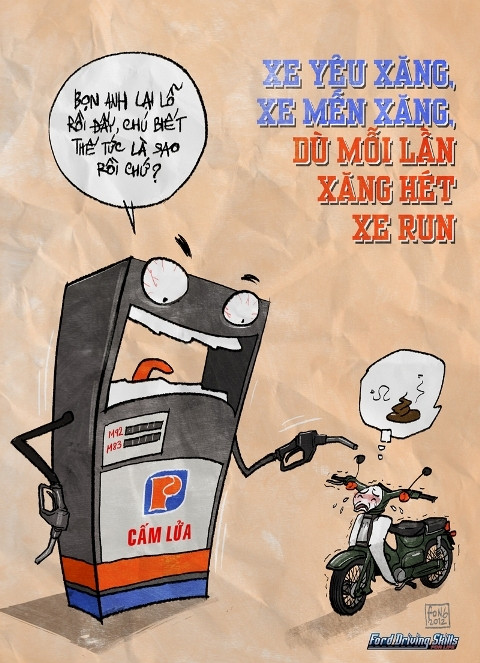 Vẫn chuyện xăng giá cao.