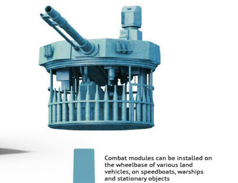 Mô đun tháp pháo cho xe chiến đấu bộ binh BMP-2