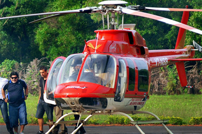 Trực thăng đưa đón "Cậu bé vàng". Trực thăng đưa đón "Cậu bé vàng".