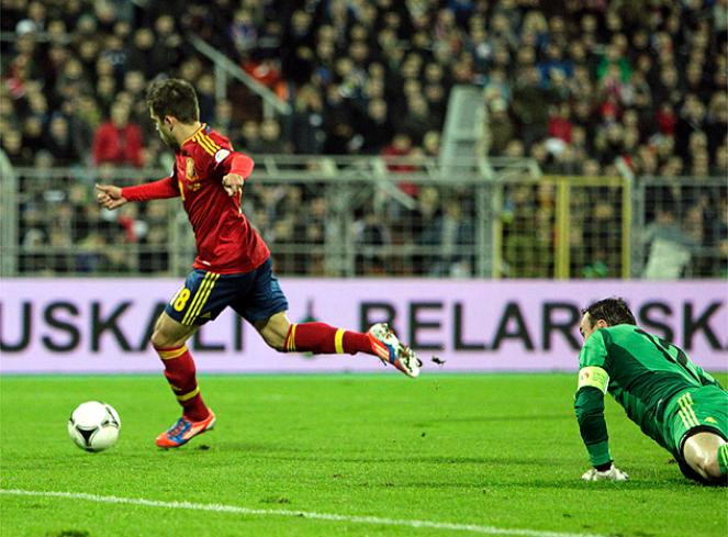 J.Alba mở tỷ số trận đấu.