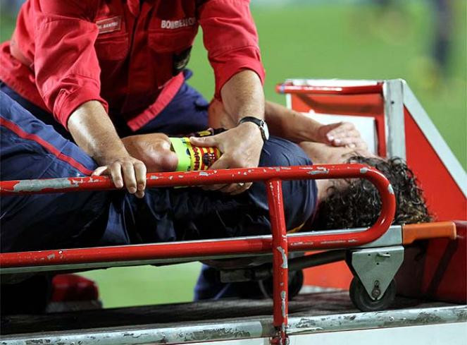 Nhiều khả năng đội trưởng của Barca sẽ lỡ trận 'Siêu kinh điển' vào cuối tuần này tại La Liga. Nhiều khả năng đội trưởng của Barca sẽ lỡ trận 'Siêu kinh điển' vào cuối tuần này tại La Liga.