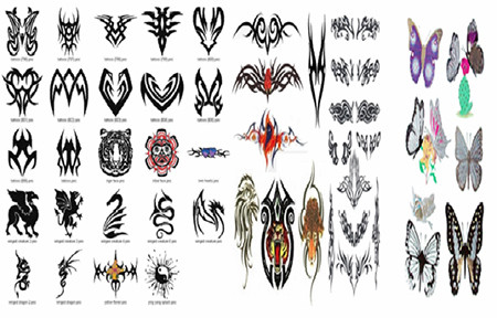 Những mẫu hoa văn tại các điểm xăm hình nghệ thuật ven đường. Những mẫu hoa văn tại các điểm xăm hình nghệ thuật ven đường.