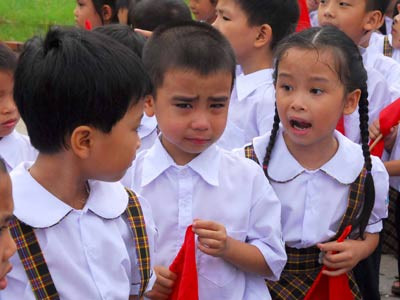 Đừng để trẻ em... sợ đến lớp! Đừng để trẻ em... sợ đến lớp!