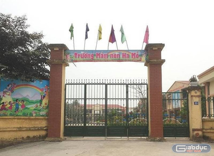 Trường mầm non Hạ Mỗ (Đan Phượng - Hà Nội) _ nơi bà Cao Thị Minh công tác. Ảnh: Nhân Minh. Trường mầm non Hạ Mỗ (Đan Phượng - Hà Nội) _ nơi bà Cao Thị Minh công tác. Ảnh: Nhân Minh.