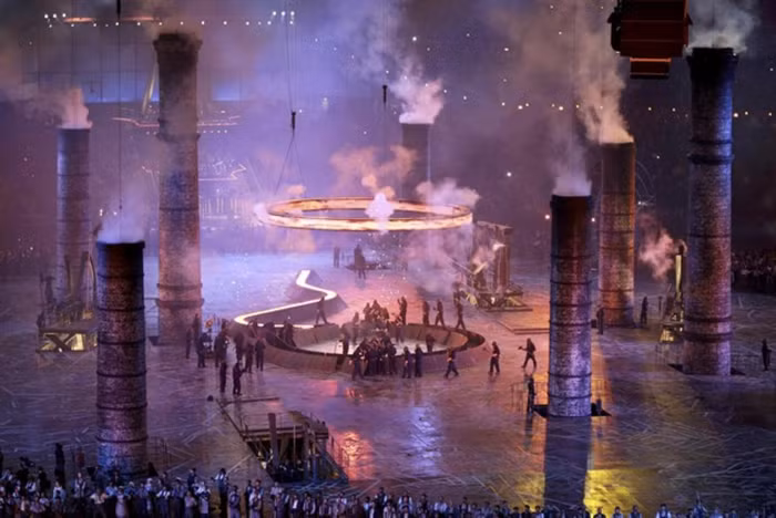 Một cảnh trong lễ khai mạc.