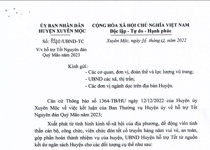 Ảnh chụp màn hình văn bản số số 8140/UBND-TC của huyện Xuyên Mộc, tỉnh Bà Rịa – Vũng Tàu Ảnh chụp màn hình văn bản số số 8140/UBND-TC của huyện Xuyên Mộc, tỉnh Bà Rịa – Vũng Tàu