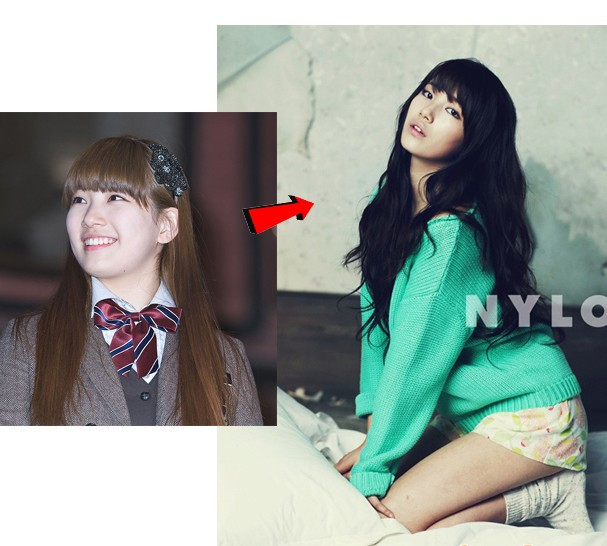 Miss A’s Suzy đã từng khiến người xem bất ngờ khi xuất hiện trong “Dream high 1” với cặp chân to gần gấp đôi so với ảnh chụp được công khai bởi công ty quản lý. Miss A’s Suzy đã từng khiến người xem bất ngờ khi xuất hiện trong “Dream high 1” với cặp chân to gần gấp đôi so với ảnh chụp được công khai bởi công ty quản lý.