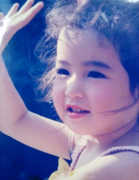 Một bức ảnh của bé Kéc (tên gọi ở nhà của Lê Chi)