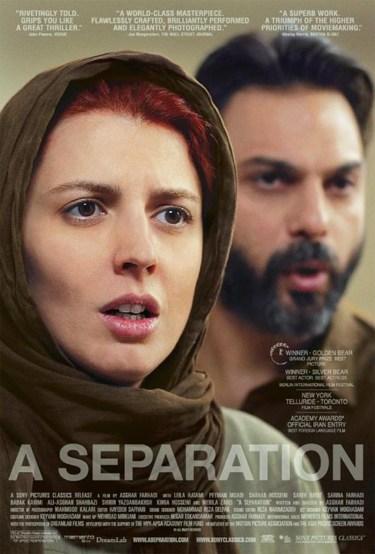 Phim nói tiếng nước ngoài xuất sắc nhất: A Separation, Iran - của Asghar Farhadi Phim nói tiếng nước ngoài xuất sắc nhất: A Separation, Iran - của Asghar Farhadi
