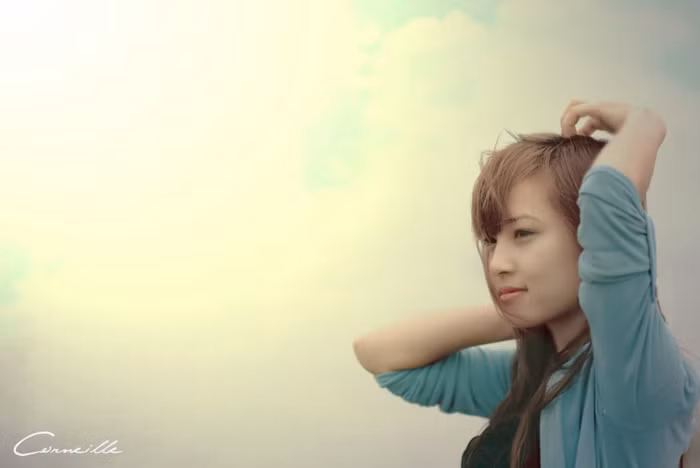 Một trong những bức ảnh Thanh Tâm gửi dự thi