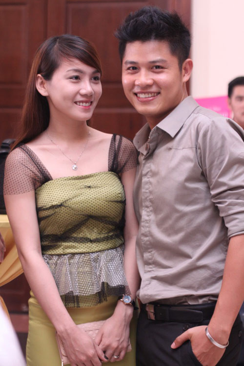 Nguyễn Văn Chung và bạn gái.