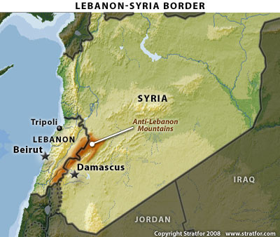 Vũ khí đang được tuồn lậu ồ ạt vào Syria qua biên giới Lebanon Vũ khí đang được tuồn lậu ồ ạt vào Syria qua biên giới Lebanon