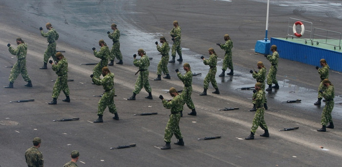 Thao diễn trận giả ở Vladivostok. Thao diễn trận giả ở Vladivostok.