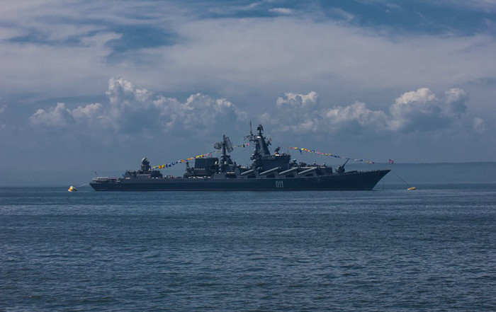 Tuần dương hạm Varyag project 11641 – “Kẻ hủy diệt tàu sân bay” của Hạm đội Thái Bình Dương.