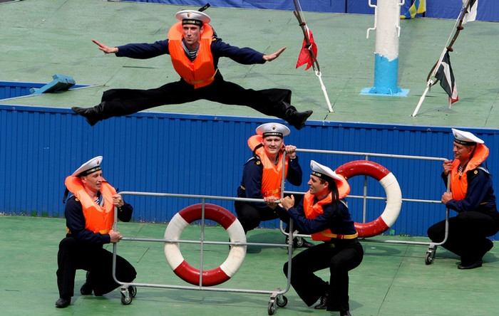 Thao diễn trận giả ở Vladivostok. Thao diễn trận giả ở Vladivostok.