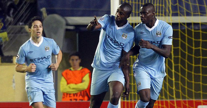 Cùng một quả phạt đền thành công của Balotelli, Man City thành đội bóng Anh đầu tiên chiến thắng tại El Madrigal