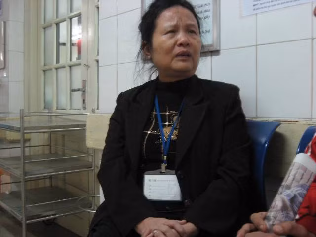 Bà Tống Thị Chiến, mẹ anh Quyết