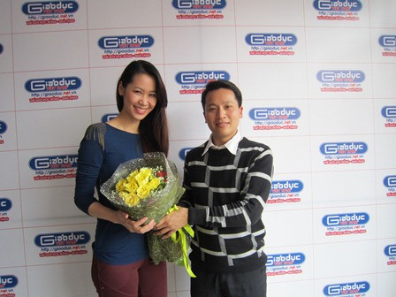 Lãnh đạo báo vui mừng vì sự cố gắng có mặt của Hoa hậu