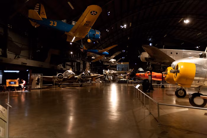 Phản lực cơ Beechcraft AT-10 tại bảo tàng không quân Mỹ ở Dayton.