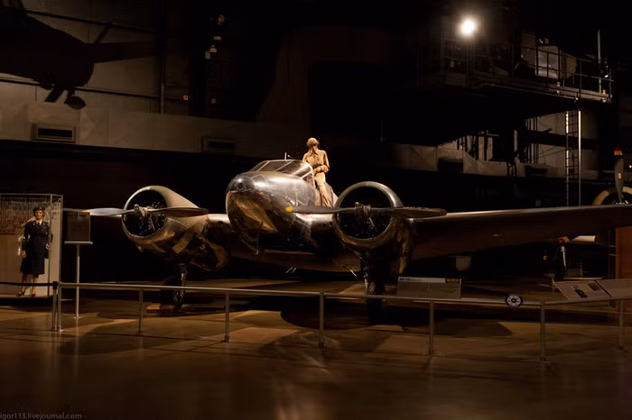 Phản lực cơ Beechcraft AT-10 tại bảo tàng không quân Mỹ ở Dayton.