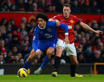 Marouane Fellaini cũng đã bị Phil Jones khóa chặt. Marouane Fellaini cũng đã bị Phil Jones khóa chặt.