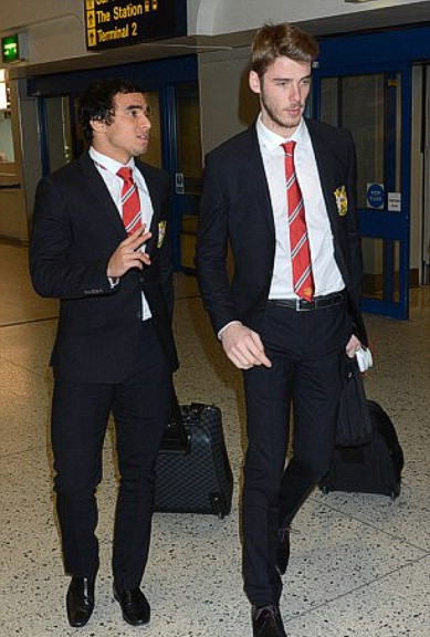 De Gea và Rafael. De Gea và Rafael.