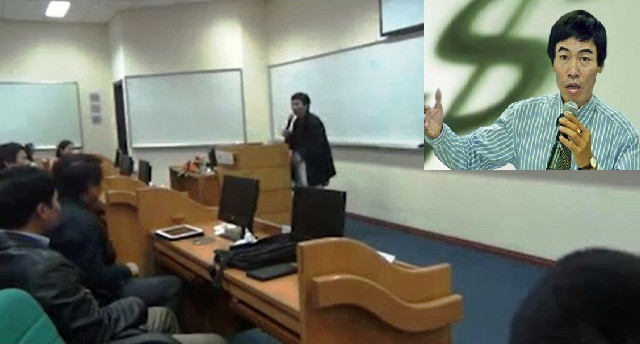 TS. Dương cho rằng, người tung clip bài giảng của ông lên trang cá nhân của mình là có ý đồ xấu TS. Dương cho rằng, người tung clip bài giảng của ông lên trang cá nhân của mình là có ý đồ xấu