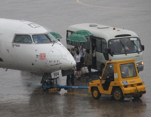 Khoảng 16h chiều 11/11, gia đình Angelina Jolie - Brad Pitt và 6 con nhỏ cùng đoàn tùy tùng đã có mặt ở sân bay Cỏ Ống, Côn Đảo.(Ảnh VnExpress) Khoảng 16h chiều 11/11, gia đình Angelina Jolie - Brad Pitt và 6 con nhỏ cùng đoàn tùy tùng đã có mặt ở sân bay Cỏ Ống, Côn Đảo.(Ảnh VnExpress)