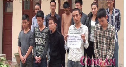 11 đối tượng tại trụ sở công an 11 đối tượng tại trụ sở công an