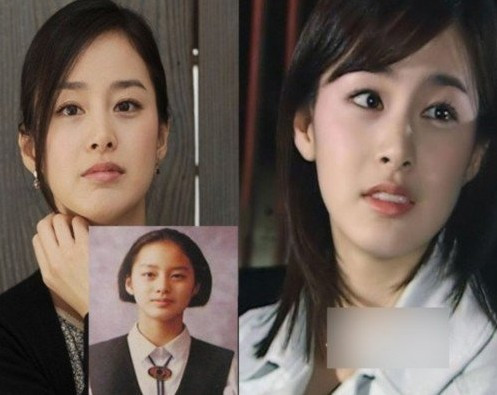 Được mệnh danh là đệ nhất mỹ nữ Hàn Quốc, sở hữu gương mặt hoàn hảo không một tỳ vết với đôi mắt to, chiếc mũi thẳng. So với ảnh thời trung học quả thực không có gì khác nhau, có khác cũng chỉ là nhờ công nghệ trang điểm vượt bậc của Hàn Quốc đã giúp đôi mắt của Kim Tae Hee trở nên to hơn. Được mệnh danh là đệ nhất mỹ nữ Hàn Quốc, sở hữu gương mặt hoàn hảo không một tỳ vết với đôi mắt to, chiếc mũi thẳng. So với ảnh thời trung học quả thực không có gì khác nhau, có khác cũng chỉ là nhờ công nghệ trang điểm vượt bậc của Hàn Quốc đã giúp đôi mắt của Kim Tae Hee trở nên to hơn.