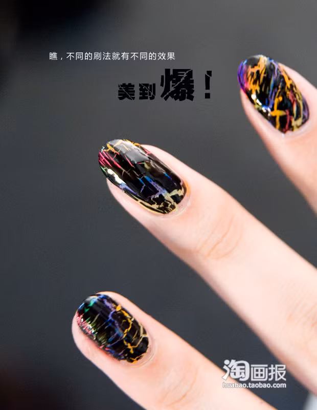 Cuối cùng dùng sơn bóng phủ lên để bóng đẹp hơn đồng thời bảo vệ kiểu móng tay vừa vẽ xong. Chúc bạn thành công.