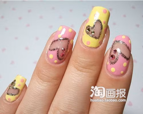 Kiểu 1: Trái tim Valentine