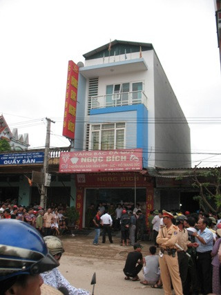 Tiệm vàng nơi xảy ra vụ cướp Tiệm vàng nơi xảy ra vụ cướp