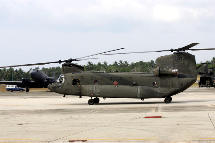 Trực thăng vận tải Chinook. Trực thăng vận tải Chinook.