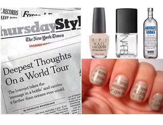 Kiểu 1: Kiểu móng tay hình chữ Xem thêm: Màu móng nào sẽ lên ngôi hè này?