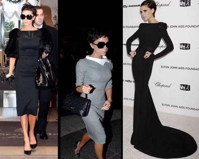 Cho đến nay có thể nói phong cách thơi trang của Victoria Beckham vẫn luôn là chủ đề nóng của báo chí phương tây. Cách ăn mặc của cô đều nhấn vào những đường cong cơ thể gợi cảm của phụ nữ, nhất là vòng hai. Xem thêm: Lên đời nhan sắc nhờ trang điểm.