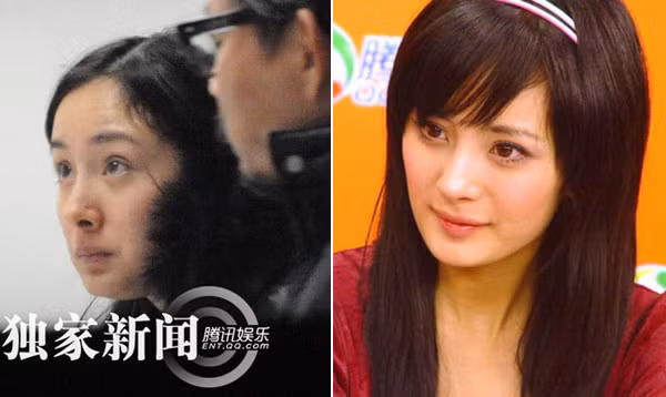 Ở một góc khuất may mắn có thể thấy được khuôn mặt của người đẹp Dương Mịch không được tinh tế cuốn hút khi trang điểm mà thay vào đó là một làn da sạm đen, khuôn mặt sưng phù và đầy mụn. Xêm thêm: Ngao ngán khi Sao rủ nhau tụt cân không phanh/ Điểm danh những chiếc cằm mới của Sao Việt.