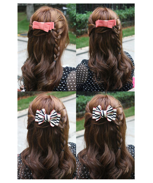 Sau khi tết xong dùng dâu chun giữ chặt, thêm chiếc nơ trên phần tóc vừa hoàn thành. Xem thêm: Những kiểu tóc cực xinh cho bạn gái ngày hè. Sau khi tết xong dùng dâu chun giữ chặt, thêm chiếc nơ trên phần tóc vừa hoàn thành. Xem thêm: Những kiểu tóc cực xinh cho bạn gái ngày hè.