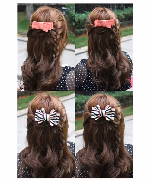 Sau khi tết xong dùng dâu chun giữ chặt, thêm chiếc nơ trên phần tóc vừa hoàn thành. Xem thêm: Những kiểu tóc cực xinh cho bạn gái ngày hè. Sau khi tết xong dùng dâu chun giữ chặt, thêm chiếc nơ trên phần tóc vừa hoàn thành. Xem thêm: Những kiểu tóc cực xinh cho bạn gái ngày hè.