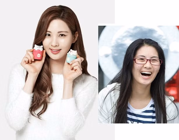 SNSD’s SeoHyun luôn xuất hiện với hình tượng dễ thương và khuôn mặt khá thon gọn, nhưng sự thực cũng có những lúc gương mặt của cô đầy mụn khiến khuôn mặt của cô giảm sắc rất nhiều. Xem thêm: Trang điểm giúp Vịt hóa "Thiên Nga / Bộ sưu tập váy xinh chào hè 2012.