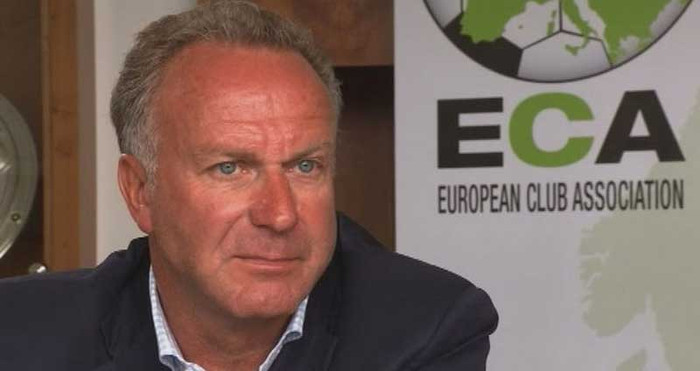 3. Chủ tịch của Hiệp hội CLB bóng đá châu Âu (ECA), cựu danh thủ Karl-Heinz Rummenigge, vừa cho biết tổ chức của ông đã đạt được thỏa thuận với UEFA về việc hủy bỏ một số trận đấu ở cấp độ đội tuyển quốc gia diễn ra vào tháng 8, tháng mở đầu cho phần lớn các giải VĐQG tại châu Âu. ECA cũng cho biết họ sẽ tiếp tục thương lượng để UEFA cắt bỏ hoàn toàn các trận giao hữu không cần thiết diễn ra trong tháng 8. 3. Chủ tịch của Hiệp hội CLB bóng đá châu Âu (ECA), cựu danh thủ Karl-Heinz Rummenigge, vừa cho biết tổ chức của ông đã đạt được thỏa thuận với UEFA về việc hủy bỏ một số trận đấu ở cấp độ đội tuyển quốc gia diễn ra vào tháng 8, tháng mở đầu cho phần lớn các giải VĐQG tại châu Âu. ECA cũng cho biết họ sẽ tiếp tục thương lượng để UEFA cắt bỏ hoàn toàn các trận giao hữu không cần thiết diễn ra trong tháng 8.