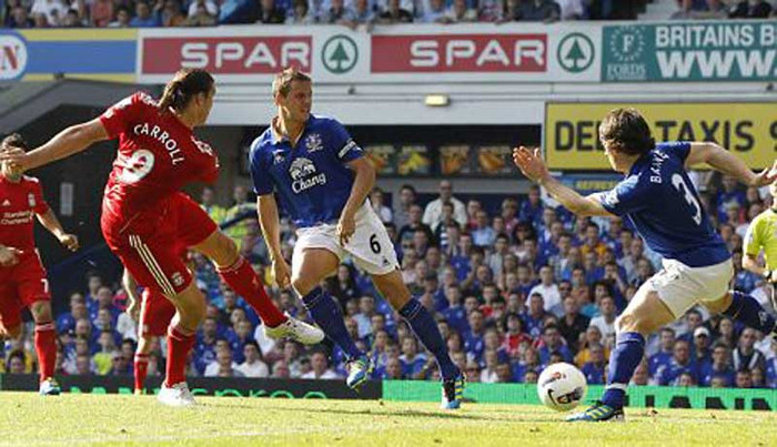 1. Lịch thi đấu của Liverpool vừa có thay đổi khi trận derby Merseyside, đã bị hoãn cuối tuần trước với lý do The Kop đá trận chung kết Carling Cup, sẽ được chuyển sang đá vào ngày thứ Ba, 13/3. Sự thay đổi này khiến cả Everton và Liverpool sẽ gặp đôi chút khó khăn. 1. Lịch thi đấu của Liverpool vừa có thay đổi khi trận derby Merseyside, đã bị hoãn cuối tuần trước với lý do The Kop đá trận chung kết Carling Cup, sẽ được chuyển sang đá vào ngày thứ Ba, 13/3. Sự thay đổi này khiến cả Everton và Liverpool sẽ gặp đôi chút khó khăn.