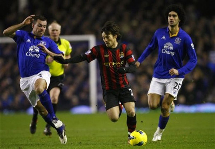 Tại Goodison Park, Man City chật vật trước lối chơi số đông của Everton Tại Goodison Park, Man City chật vật trước lối chơi số đông của Everton
