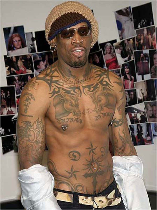 Dennis Rodman (Mỹ - cựu cầu thủ bóng rổ) Dennis Rodman (Mỹ - cựu cầu thủ bóng rổ)