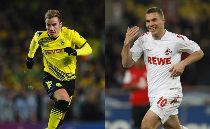 2. Arsenal vừa lên kế hoạch chiêu mộ hai ngôi sao người Đức Lukas Podolski (Cologne – phải) và Mario Gotze (Dortmund - trái). Tờ Bild (Đức) cho hay chi phí mà Arsenal dành cho cả hai cầu thủ này sẽ vào khoảng 55 triệu bảng, số tiền bằng với ngân sách chuyển nhượng mà chủ tịch hội đồng quản trị của CLB, ông Stan Kroenke, hứa sẽ cấp cho Arsene Wenger. Arsenal đang đứng trước sức ép phải vận động trên thị trường chuyển nhượng sau khi bị loại ở FA Cup và Champions League trong thời gian ngắn.