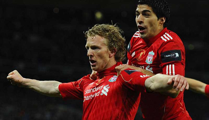 Phút 110, Dirk Kuyt nâng tỷ số lên 2-1 cho Liverpool