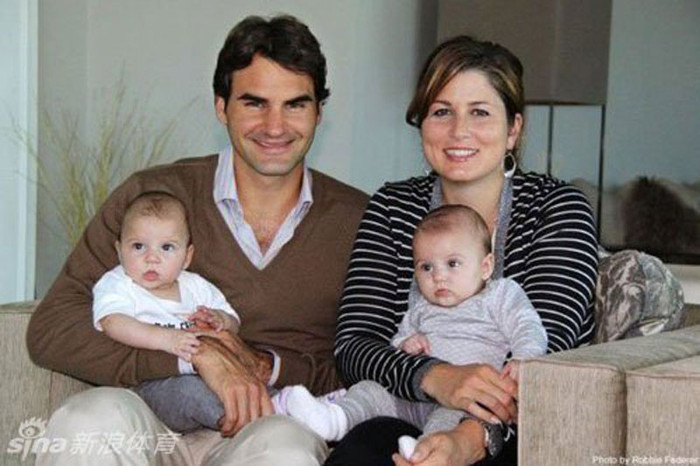 Roger Federer và bà xã Mirka Roger Federer và bà xã Mirka