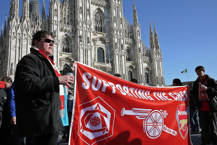 Những CĐV này chưa biết điều gì sắp xảy ra với họ tại San Siro