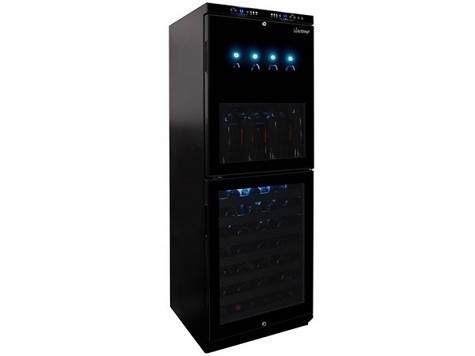 7. Kệ rượu nóng lạnh Cooler Dual-Zone Sản xuất bởi: Vinotemp Giá: 4.995 USD Bạn có thể nhìn thấy những chai rượu của mình từ bên ngoài mà không cần mở cửa. Nhiệt độ làm mắt tối ưu luôn luôn được duy trì. Bạn có thể lưu trữ 54 chai rượu phía dưới và 32 chai ở phía trên. Ngoài ra bạn còn có thể tự điều chỉnh nhiệt độ với thiết bị cảm ứng công nghệ cao ở kệ rượu này. 7. Kệ rượu nóng lạnh Cooler Dual-Zone Sản xuất bởi: Vinotemp Giá: 4.995 USD Bạn có thể nhìn thấy những chai rượu của mình từ bên ngoài mà không cần mở cửa. Nhiệt độ làm mắt tối ưu luôn luôn được duy trì. Bạn có thể lưu trữ 54 chai rượu phía dưới và 32 chai ở phía trên. Ngoài ra bạn còn có thể tự điều chỉnh nhiệt độ với thiết bị cảm ứng công nghệ cao ở kệ rượu này.