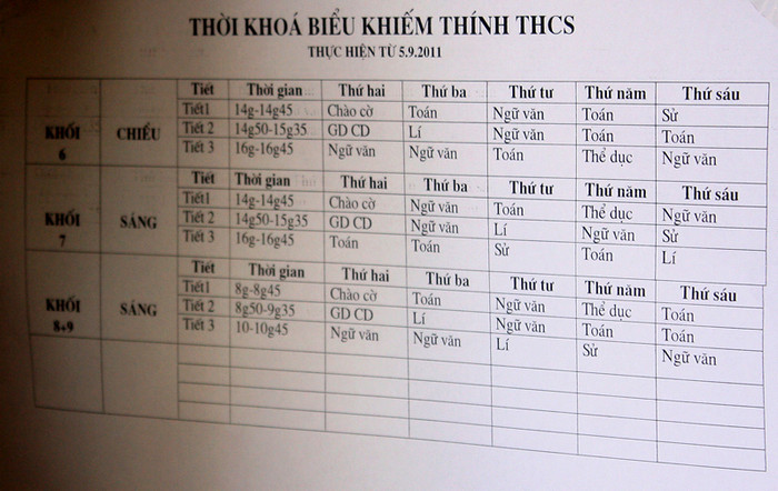 Những môn học khó diễn đạt như Hóa học, Sinh học,… cũng được lược bỏ. Những môn học khó diễn đạt như Hóa học, Sinh học,… cũng được lược bỏ.
